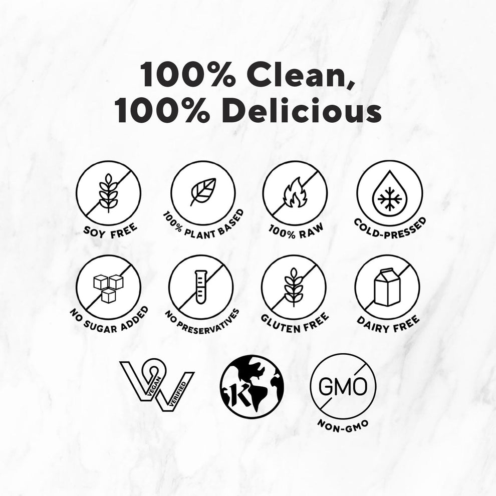 100% clean, 100% delicious