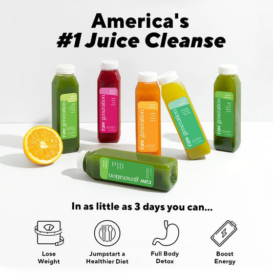 America's #1 juice cleanse. In as little as 3 days: lose weight, jumpstart a healthier diet, full body detox, boost energy