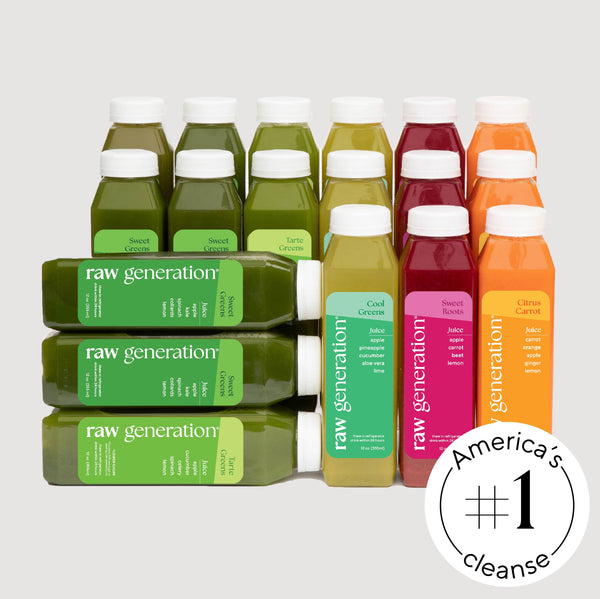 All Natural Raw Juice Cleanse - Cold-Pressed Juice | Raw